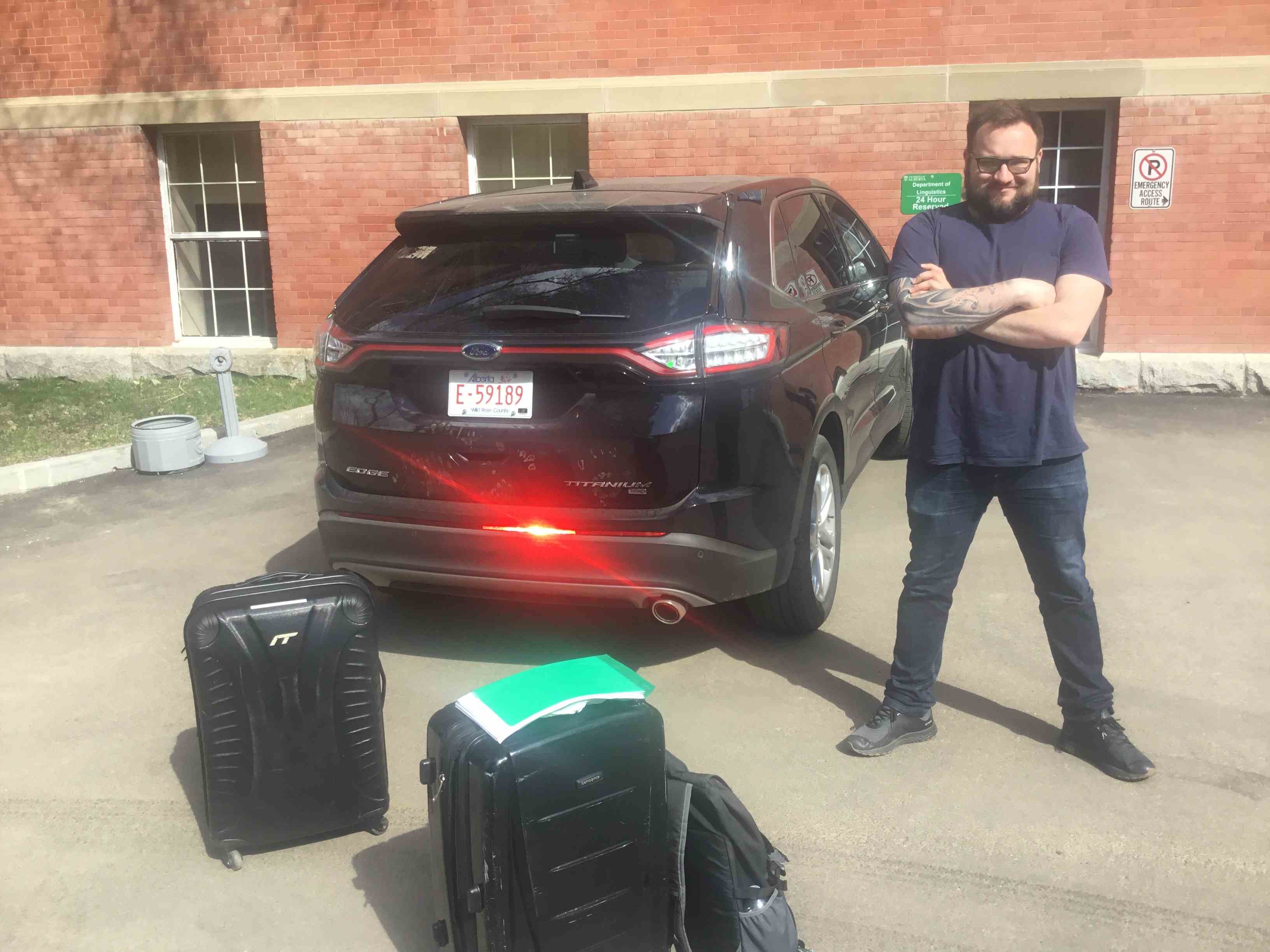 Recording kits & Wheels (Atticus Harrigan behind Assiniboia Hall)